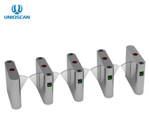 Best 304 SS Bidirectional Flap Barrier Turnstile Retractable Flap Barrier wholesale