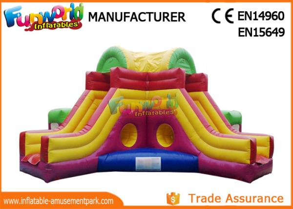Cheap Mega Obstacle Course Inflatable Amusement Park Playground / Inflatable Fun City for sale