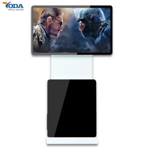 Best Android Indoor Rotating LCD Monitor Floor Stand Wifi Touch Screen Kiosk wholesale