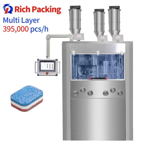Cheap ZP 27 73 Rotary Tablet Press Machine High Speed Three Layer Triple Color Automatic for sale