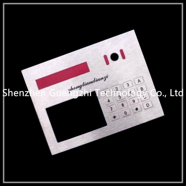 Cheap Metal Embedded Numeric Keypad With Various Pattern Panel Customized Dimension for sale