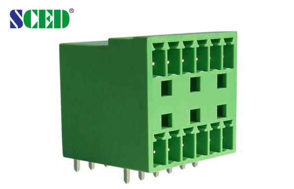 Cheap 3.81mm Pluggable Terminal Block Connector , Male Sockets Plug In Terminal Blocks for sale