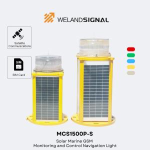 China Solar-Powered Marine GSM Monitoring and Control Navigation Light on sale