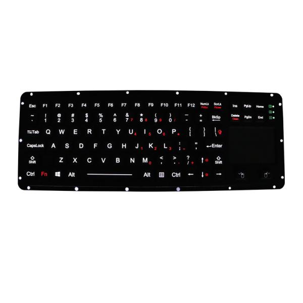 Cheap Military Emc Keyboard With Touchpad Backlight Membrane Key Switch Technology for sale