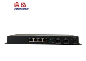Managed Fiber Optic Network Switch Optical Ethernet Switch With 4 Ethernet Port 2 Fiber Port