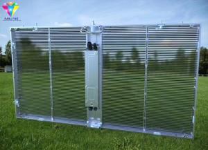 China Creative Transparent Glass LED Display High Transparency Ultra Light on sale
