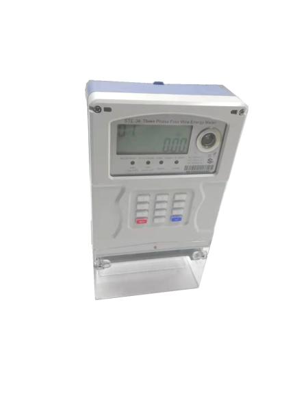 Cheap STS Prepayment Keyboard 3 Phase Electricity Energy Meter Anti-tamper for sale