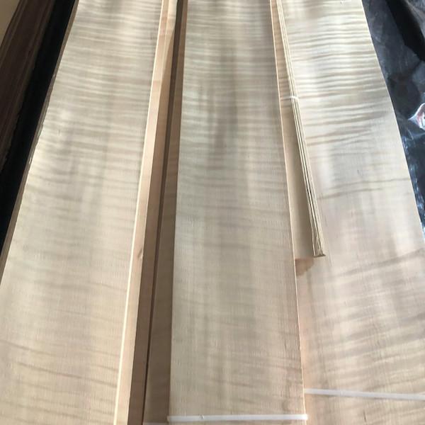 Cheap Non Toxic Figured Wood Veneer , AA Grade Smooth Maple Veneer Sheets for sale