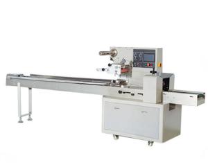 Pillow Type Multi Packing Machine Swiss Roll Cake / Soft Bread / Waffle