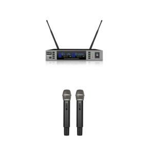 Handheld Wireless Dynamic UHF Microphone System for Roadshow Helper
