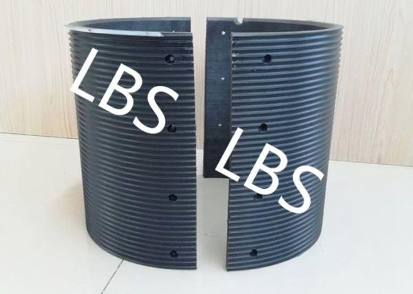 Cheap Fully Machined Bolted Connection Wire Rope Sheaves Black Polymer Material for sale