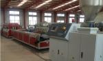 PVC + Wood Foamed Composite Board Extruder / Wood Plastic Composite Machinery