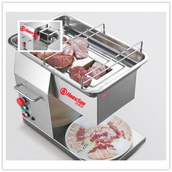 Cheap 600w Fresh Meat Cutting Machine 250kg/H Meat Cutter Slicer for sale