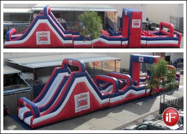 Cheap Durable Inflatable Obstacle Course , Playground Obstacle Course For Child for sale