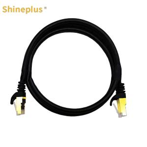 China CAT8 SSTP 40Gbps RJ45 Connector Shielded Circular Network Cable Pure Copper Jumper on sale
