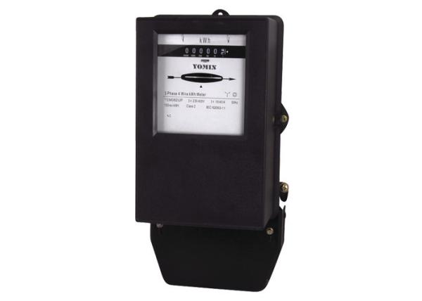 Cheap Three Phase Front Board Installed Electromechanical Energy Meter 3 x 230 / 400V for sale