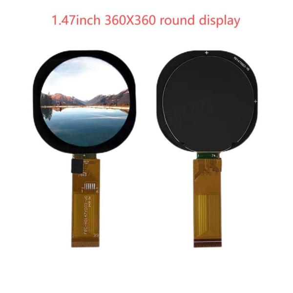 1.47 Inch 360RGB*360 Vertical Screen Fully Laminated Touch Display With MIPI