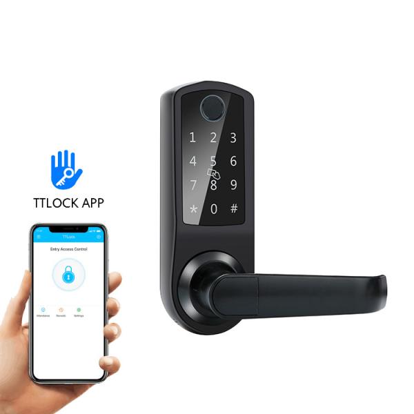 Cheap Easloc Biometric Fingerprint Door Lock 30mm Office Aluminium Alloy for sale