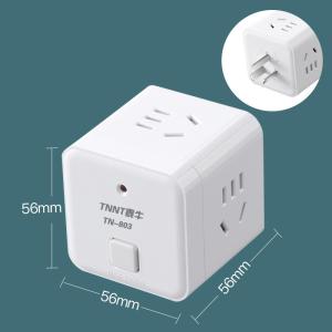 China Home Extension 3 Outlets Power Socket PC PP Material on sale