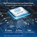 Intel N5000 J4125 4 Core Mini PC With Dual LAN 6 COM And DDR4 Up To 8G