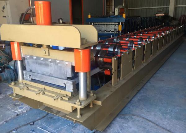 Cheap 460 Standing Seam Roll Forming Machine , Profile Roofing Sheet Making Machine India Design for sale