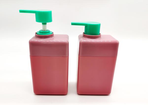 Cheap Pink 100ml 250ml HDPE Plastic Bottles With Lotion Pump for sale