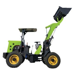 China 18KW Electric Mini Wheel Loader Standard With Forklift Operator Console HT908 on sale