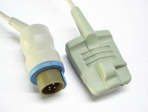 Kontron Spo2 Probe Sensor 6 Pin Reusable Spo2 Sensors Adult Soft Rubber