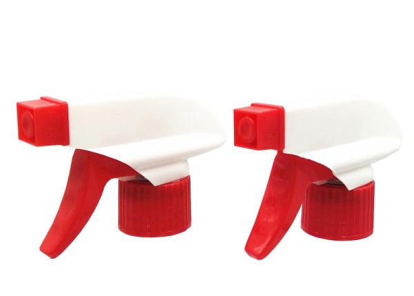 Cheap Red 28/410 PP Chemical Trigger Sprayers Customized Pipe Length for sale
