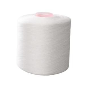 China Bright 40 / 2 Core Spun Twist Yarn , 100% Polyester Sewing Two Ply Yarn on sale