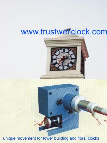 Cheap city clocks, double side street clocks, platform clock, movement for city clock and street clocks, wall clock movement for sale