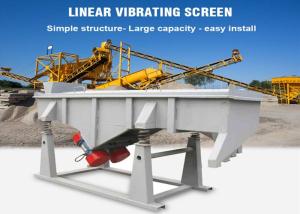 China Linear Sand Sieving Machine Multi-deck Vibrating Screen  Equipment on sale