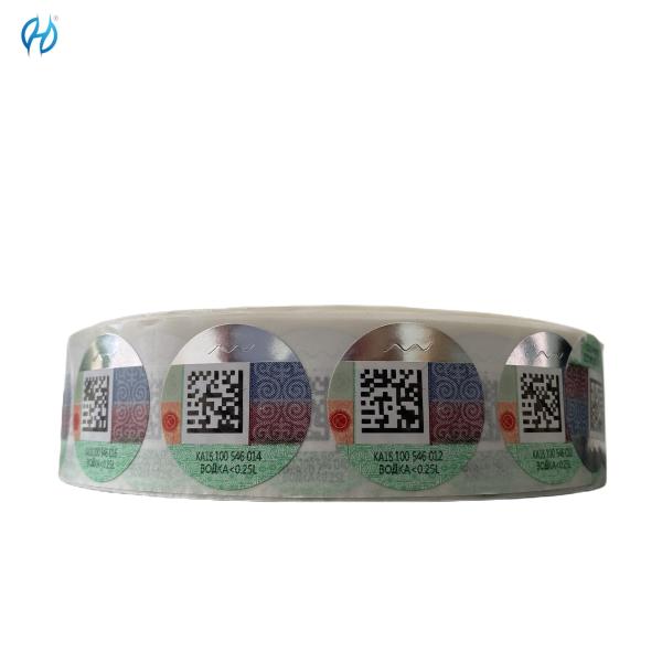 Cheap Custom Holographic Label Offset Printed Permanent Adhesive Glossy/Matt Finish for sale
