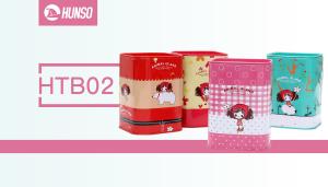 China Large Gift Tin Cans With Lids Squre Protective Coating Custom Color on sale