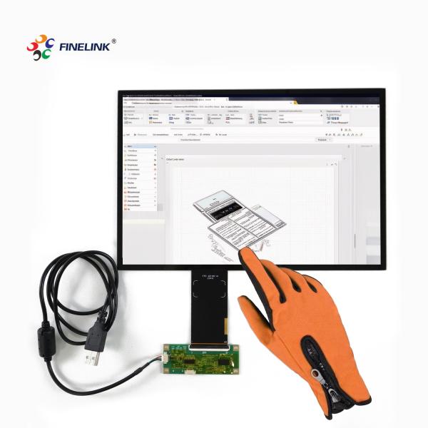 Cheap Waterproof Capacitive Touch Screen Panel Medical Display 10.1" Multi-touch with EETI/ILITEK Controller for sale