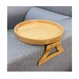 Sofa Table for Wide Couches. Couch Arm Tray Table, Portable Table, TV Table and Side Tables for Small Spaces. Stable Sofa Arm Ta