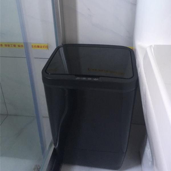 Cheap 12L Anti - Rust Touchless Garbage Can , Automatic Trash Cans Touchless for sale