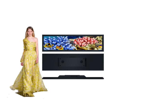 Supermarket Shelf Edge LCD Display Multi Language Stretched LCD Screen