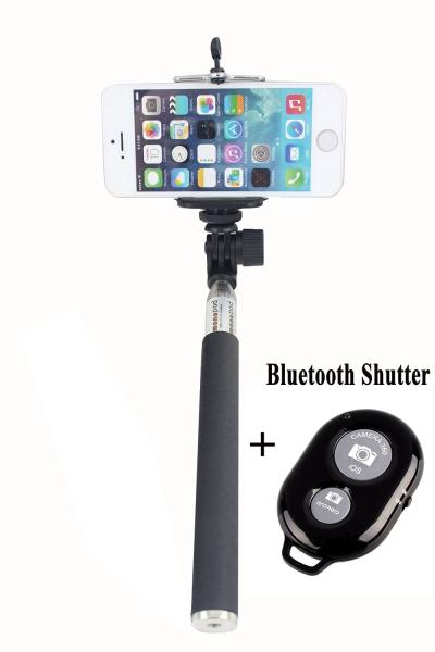 Cheap Handheld monopod with remote for ios 4.0 / android 3.0 Smartphone Bracket for sale