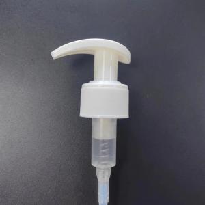 China 316SS Spring White Body Lotion Dispenser Pump Neck 24 / 28 Discharge Rate on sale