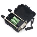 DB9 D Sub 9 Pin RS232 Serial Port Connectors to Terminal Blocks Adapter with