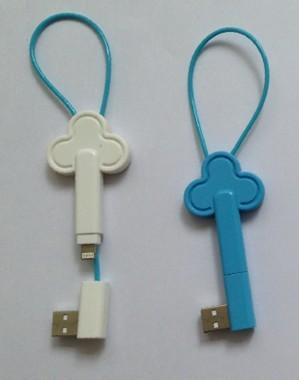 Cheap Archaized Key Shape Charging Data Sync Cable, USB To Lightning for sale
