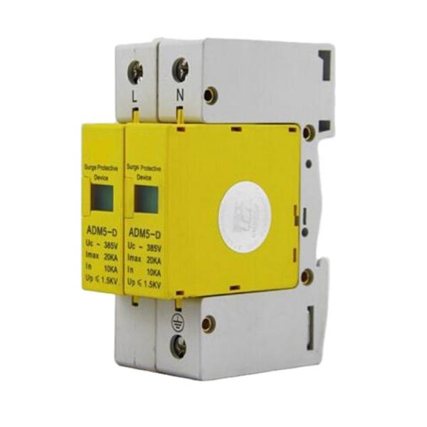 Cheap SPD 2p 10KA~20KA D ~420V House Surge Protector protection Protective Low-voltage Arrester Device for sale