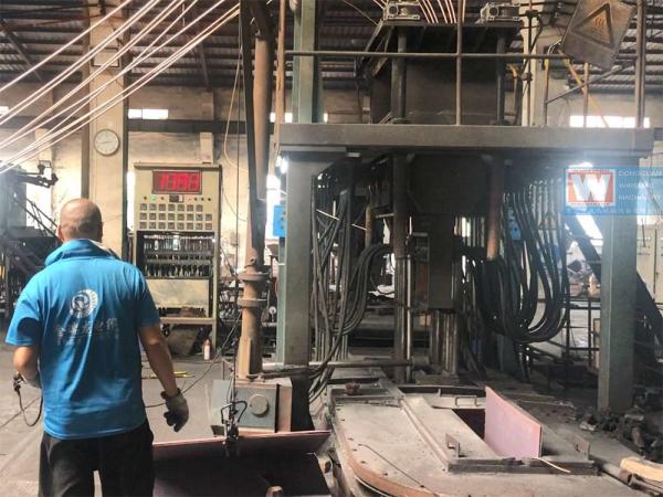 Cheap Wiremac PLC Copper Rod Making Machine , 480V Vertical Continuous Casting Machine for sale