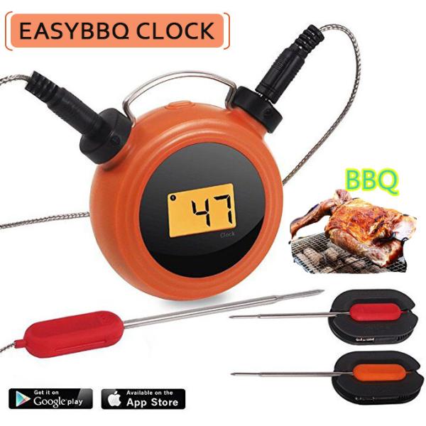 Cheap Smart Wireless Bbq Temperature Thermometer Heat Resistance Remote Control for sale