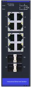 Network Management Industrial Switch IEEE 802.3u 100Base-TX, 100Base-FX, Fast Ethernet