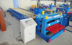 China Partical Arc Roofing Rolling Glazed Tile Forming Machine For Corrugation Profile on sale