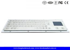Best Flat Non-Protruding Short Travel Key Industrial Keyboard With Touchpad In Stainless Steel wholesale