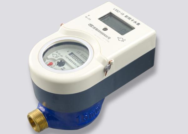 Cheap Smart IC Card DN15 - DN25 RF Multi Jet Water Meter / Prepaid Water Meters for sale