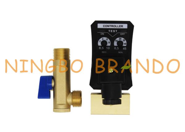 Cheap 1/2'' 220V Timer Controlled Automatic Drain Valve For Compressed Air for sale